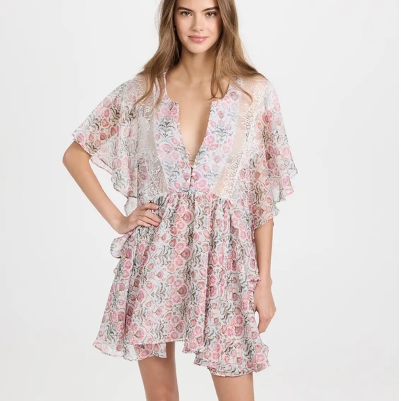 Misa Los Angeles Revolve Serena floral mini dress size XS - Picture 1 of 7